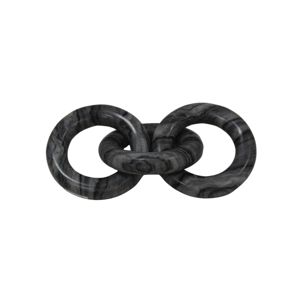 Dark Marble Interlocking Decor