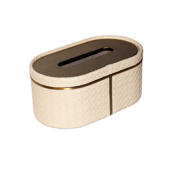 Woven Elegance Tissue Box