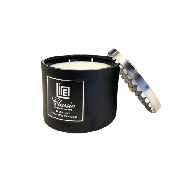 LINE Luxury BLACK Candle