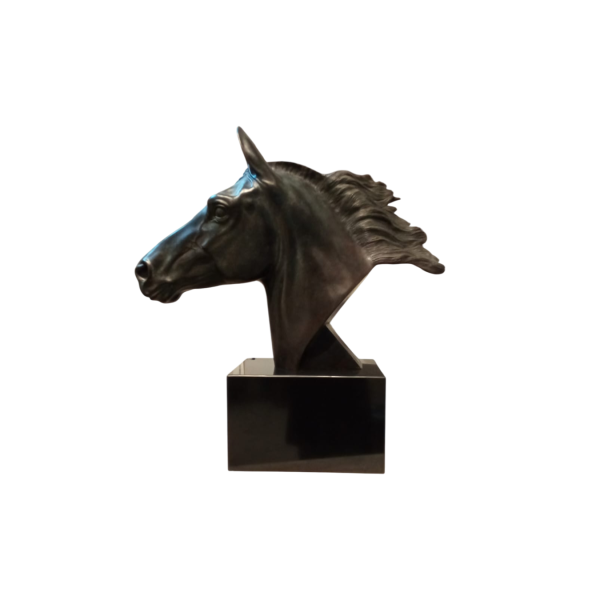 Dark Bronze Equestrian Bust
