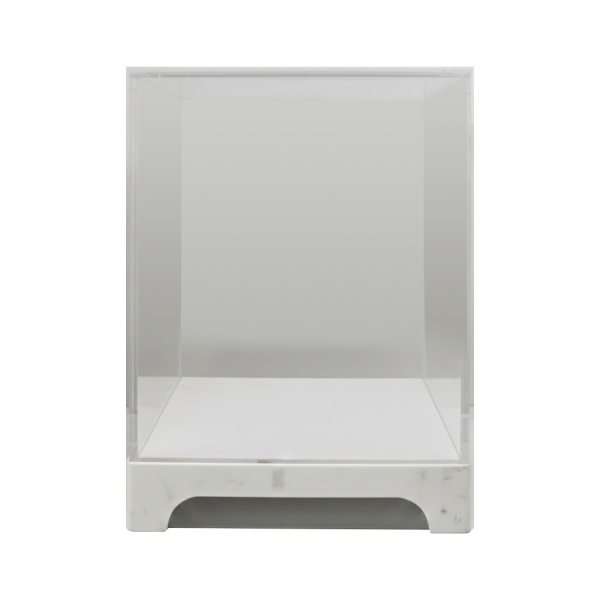 Elegant Marble Base Display Case