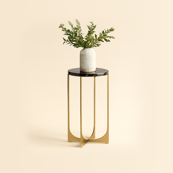 Aria Gold Frame Table. Large