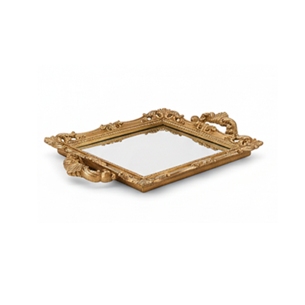 Opulent Gold Vanity Tray.