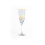 FLOLENCO Radiant Gold Flute Glass