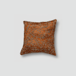 Autumn Vine Embroidered Cushion
